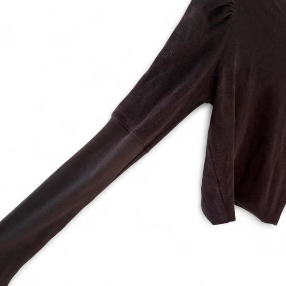Goldie-comfy sweatshirt- 100% Peru cotton, terry cloth material, puff sleeves-xs - Picture 4 of 7